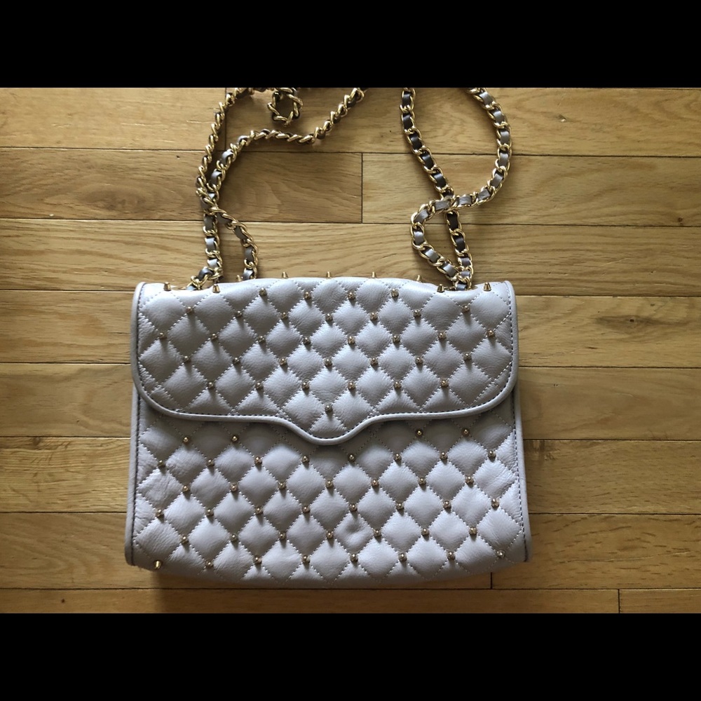 Rebecca Minkoff studded quilted affair crossbody